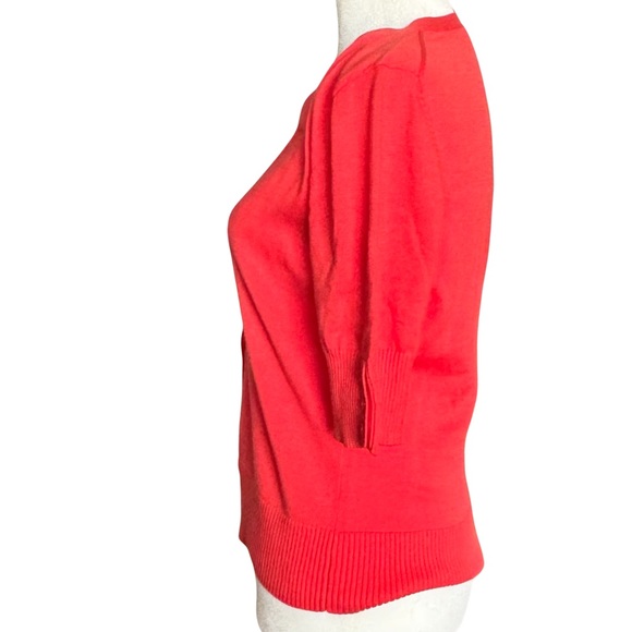 LOFT V-Neck Coral Cardigan - Picture 5 of 10